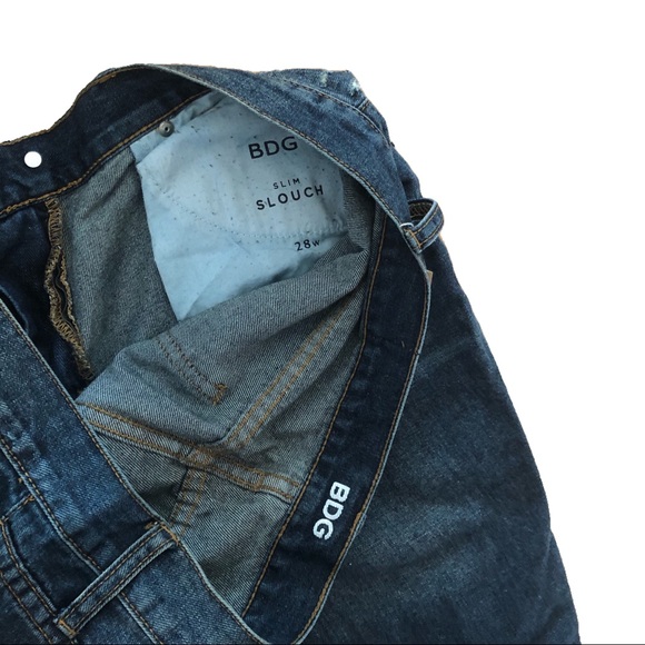 BDG Dark Wash Slim Slouch Jeans - Picture 2 of 3